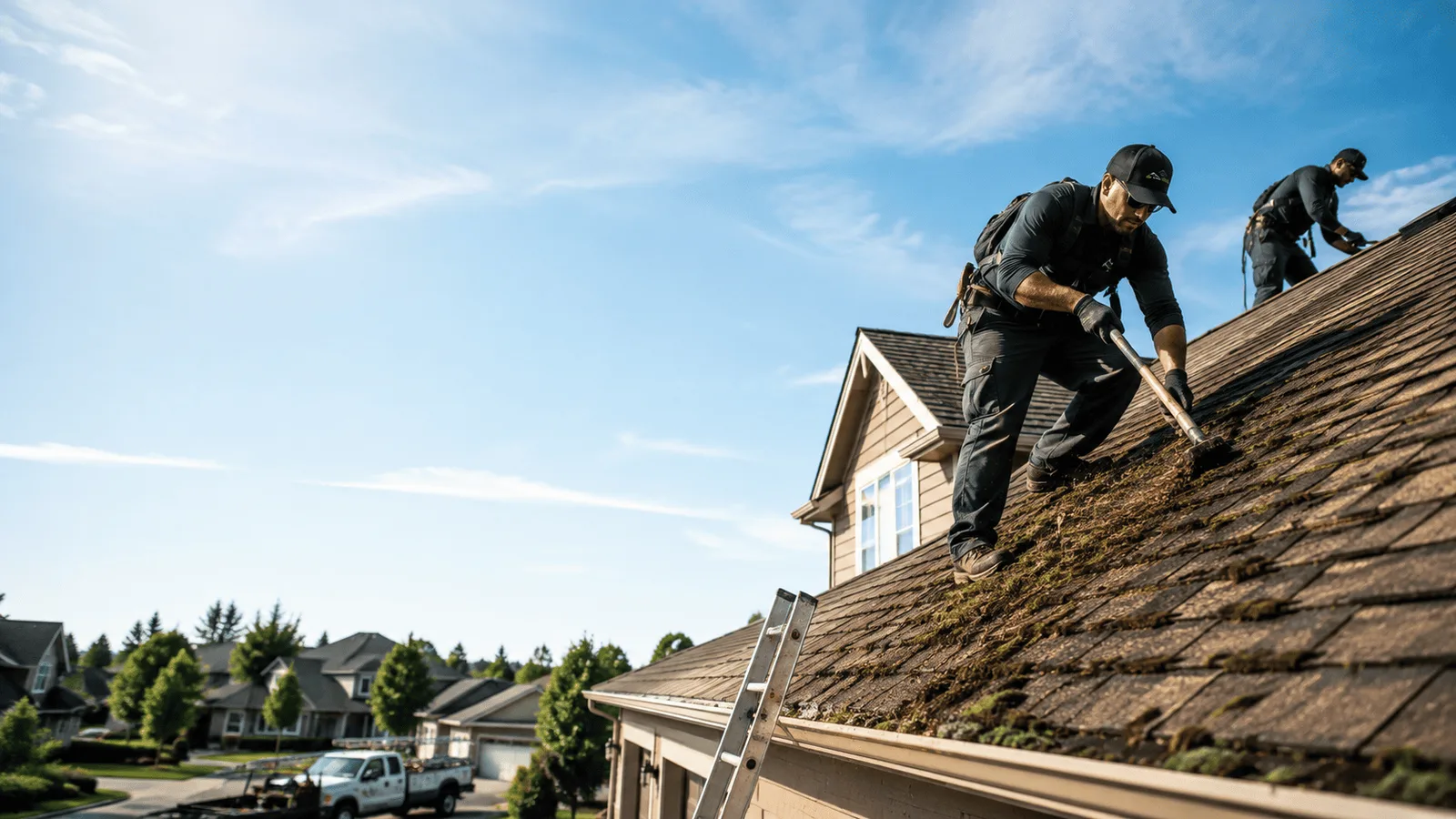 Roof Moss Removal in Alma, MI near me